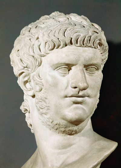 Büste von Nero (37-68 n. Chr.) von Roman